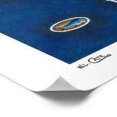 Blue Marlin Posters, Prints und Frames Poster (Ecke)