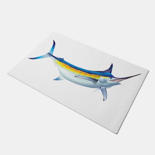 Blue Marlin Profil Fußmatte (Schrägansicht)