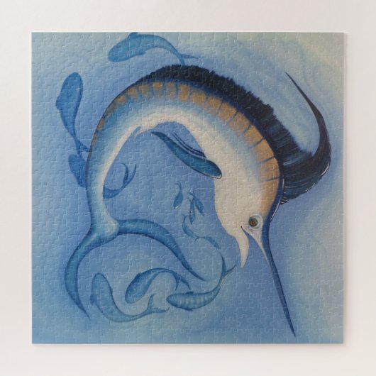 Blue Marlin Puzzle (Horizontal)