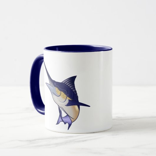 Blue Marlin Tasse (Vorderseite Links)