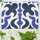 Blue marokkanische Pattern Küchentuch (Gefaltet)