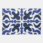 Blue marokkanische Pattern Küchentuch (Horizontal)