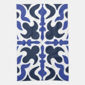 Blue marokkanische Pattern Küchentuch (Vertikal)