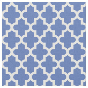 Blue marokkanische Print Stoff
