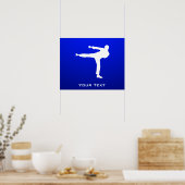 Blue Martial Arts Poster (Küche)