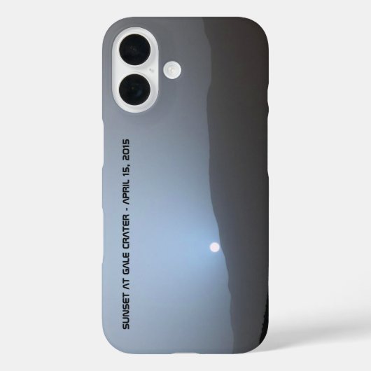 Blue Martian Sunset Case-Mate iPhone Hülle (Rückseite)