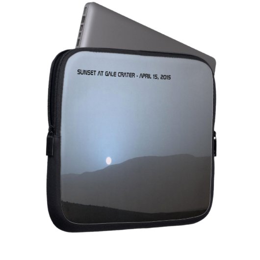 Blue Martian Sunset Laptopschutzhülle (Vorne Rechts)