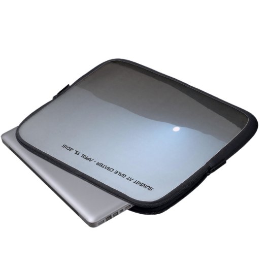 Blue Martian Sunset Laptopschutzhülle (Vorne Knopf)