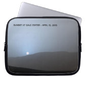 Blue Martian Sunset Laptopschutzhülle (Vorderseite)