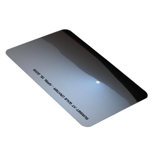 Blue Martian Sunset Magnet (Rechte Seite)