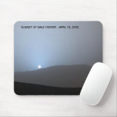 Blue Martian Sunset Mousepad (Mit Mouse)