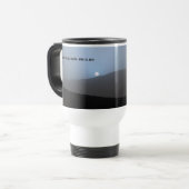 Blue Martian Sunset Reisebecher (Vorderseite Links)