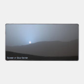 Blue Martian Sunset Schreibtischunterlage (Vorderseite)