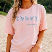 Blue Martini Bachelorette Cover Up oder Sleep T-Shirt