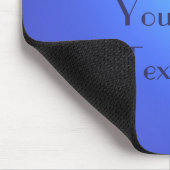 Blue Martini Cocktail Mousepad (Ecke)