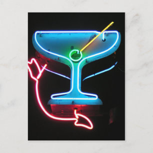 Blue Martini Postkarte