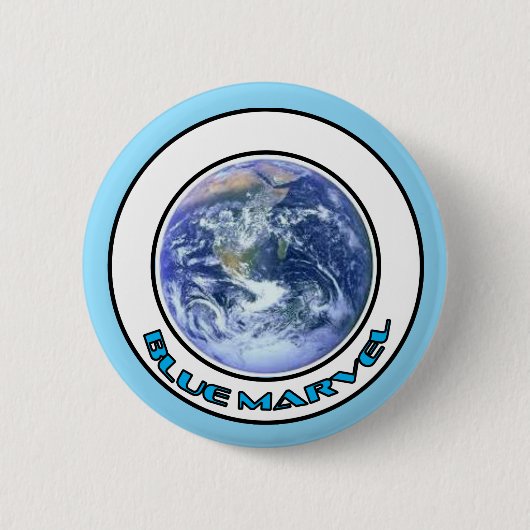 BLUE MARVEL Button (Vorderseite)
