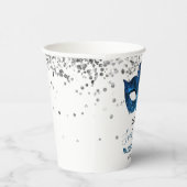 Blue Masquerade 16 . Geburtstag Party Pappbecher (Rechts)