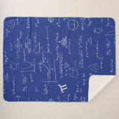 Blue-Mathe-Gleichungen Rezepas Algebra-Nerd Sherpadecke (Vorderseite (Horizontal))