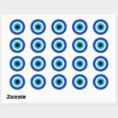 Blue Mati Evil Eye Ikone Aufkleber für Hochzeitsfe (Blatt)