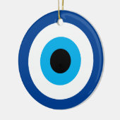 Blue Mati Evil Eye Keramik Ornament (Links)