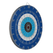 Blue Mati Evil Eye nazar Symbol Dartboard Design Dartscheibe (Vorderseite Links)