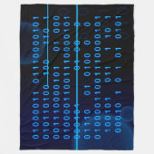 BLUE MATRIX FLEECEDECKE (Vorderseite)