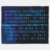 BLUE MATRIX FLEECEDECKE (Vorderseite (Horizontal))