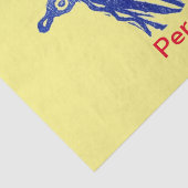 Blue Matuka Streamer, Fliegenbinden, Fliegenfische Seidenpapier (Detail)