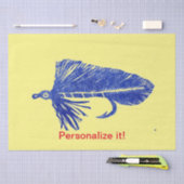 Blue Matuka Streamer, Fliegenbinden, Fliegenfische Seidenpapier (Handwerk)