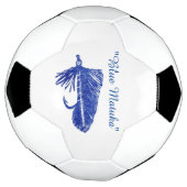 Blue Matuka Streamer, Fliegenfischen, Fliegenbinde Fußball (Gedreht)