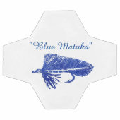 Blue Matuka Streamer, Fliegenfischen, Fliegenbinde Fußball (Flach)