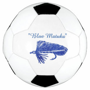 Blue Matuka Streamer, Fliegenfischen, Fliegenbinde Fußball