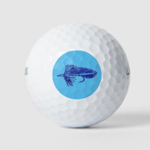 Blue Matuka Streamer, Fliegenfischen, Fliegenbinde Golfball