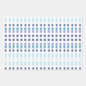 Blue Mauve Lila Black Geschenkpapier Set (Vorderseite 3)