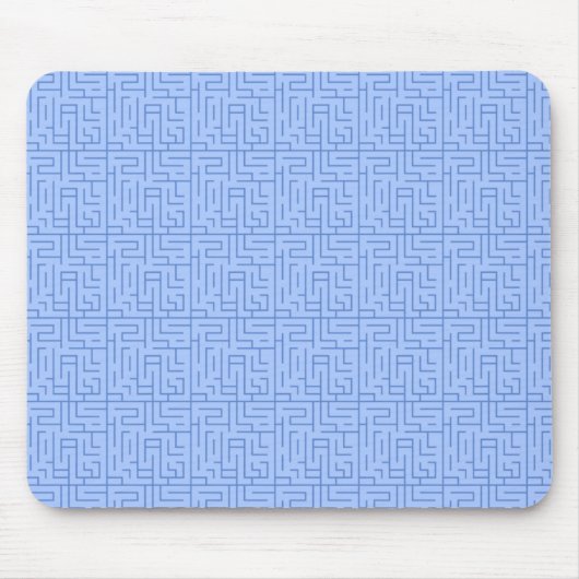 Blue Maze Mousepad (Vorne)