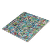 Blue Meadow 6 x 6 Keramiken Tile Fliese (Seite)