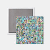 Blue Meadow Magnet (Vorderseite/Rückseite)