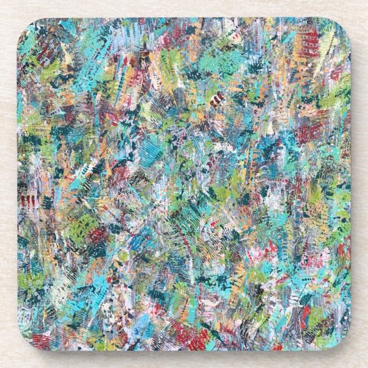 Blue Meadow Set von 6 Untersetzer (Vorderseite)