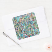Blue Meadow Square Stickers (Umschlag)