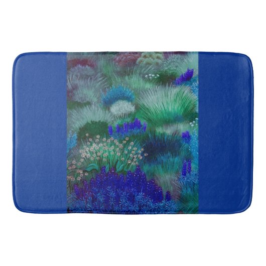 Blue Meadows Bath Mat Badematte (Vorderseite)