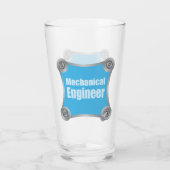 Blue Mechanical Engineer Glas (Rückseite)