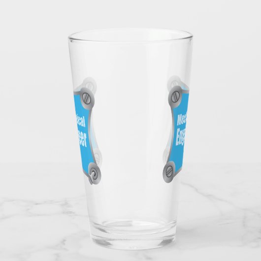 Blue Mechanical Engineer Glas (Links)