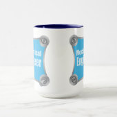 Blue Mechanical Engineer Tasse (Zentrum)