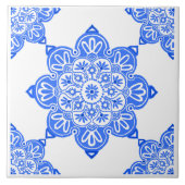 Blue Medallion Keramik Tile Fliese (Vorderseite)