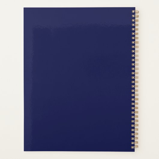 Blue Medical Clipboard mit Stethoscope Planer (Rückseite)