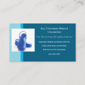 Blue Medical Clogs Uniform Visitenkarte (Vorderseite)