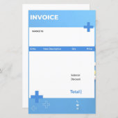Blue Medical Custom Rechnung (Vorne/Hinten)