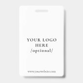 Blue Medical Facility oder Business Member Abzeich Ausweis (Rückseite)