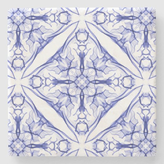 Blue Medieval Steinuntersetzer (Vorderseite)